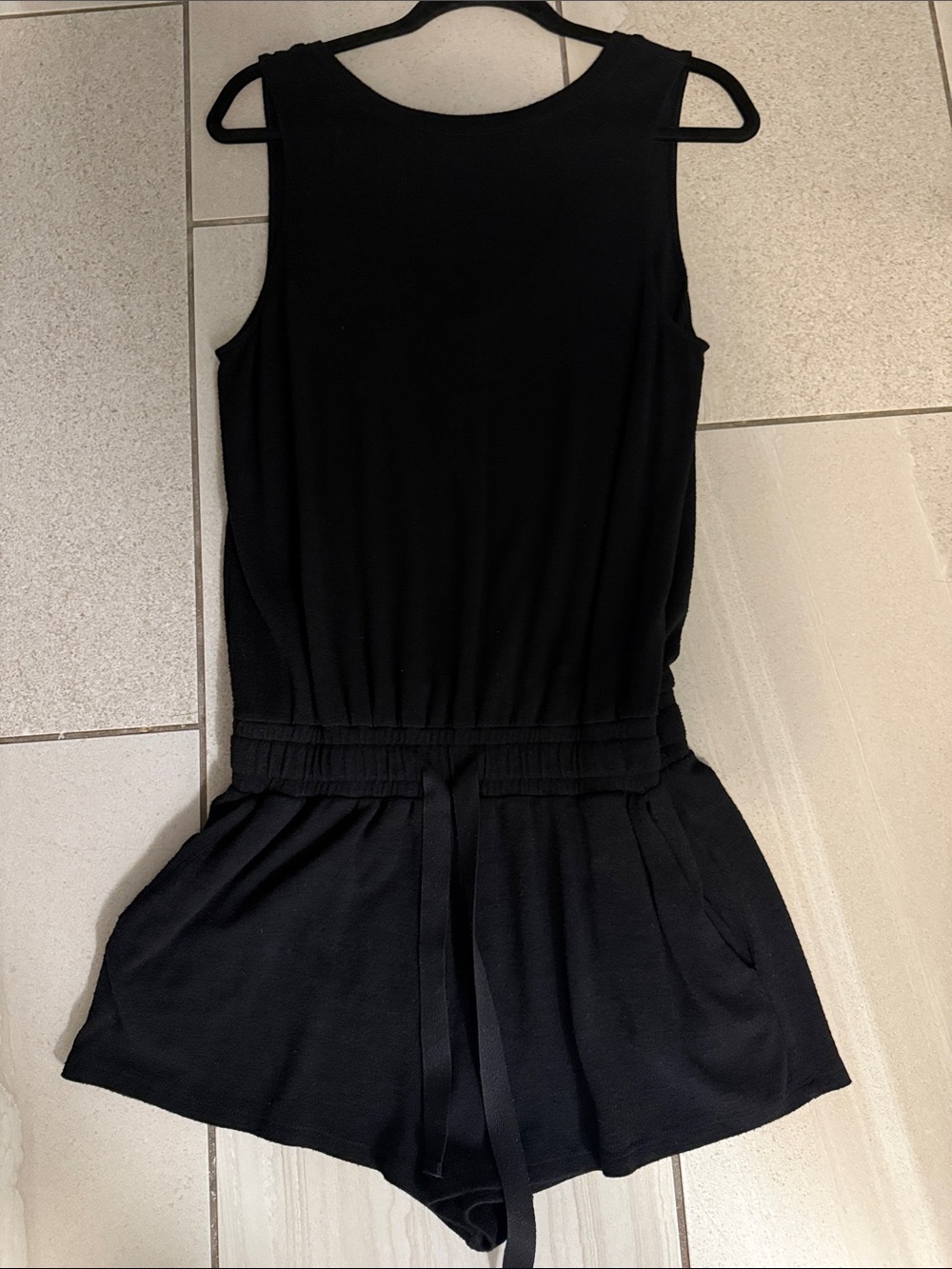 Aritzia Wilfred Small Sleeveless Tie-Waist Romper